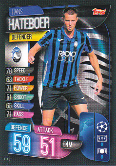 Hans Hateboer Atalanta BC 2019/20 Topps Match Attax CL #ATA3